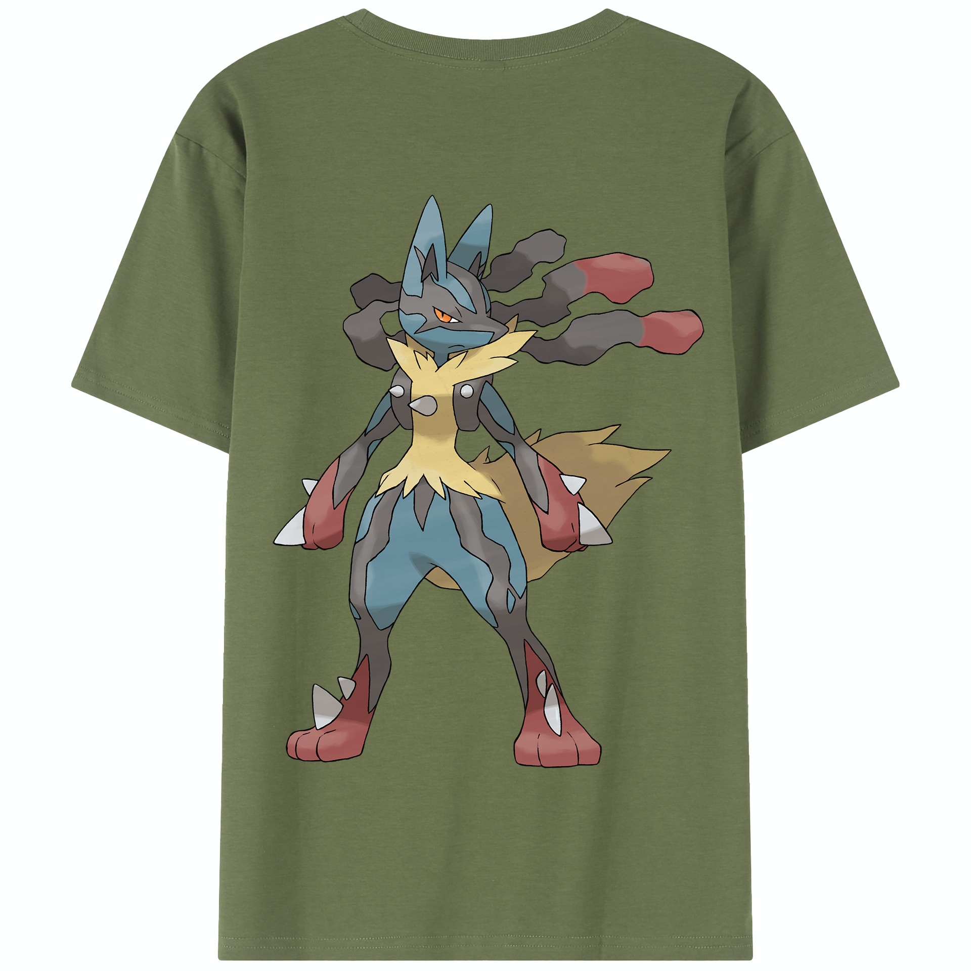 （画像用） ポケットモンスター Pokémon 綿100％半袖Tシャツ（背面プリント）
